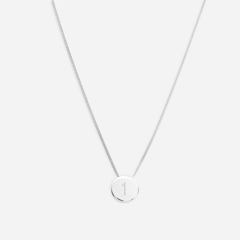 COLLIER AVEC UN NUMERO - MÉDAILLE EN ARGENT 925