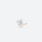 “TWIST” 2 PEARL BUBBLE RING (3 MODELS)