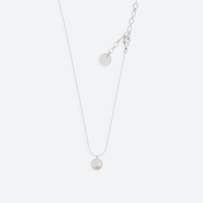 “BUBBLE” NECKLACE ONE PEARL (2 SIZES)