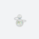 “TWIST” 2 PEARL BUBBLE RING (3 MODELS)