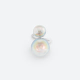 “TWIST” 2 PEARL BUBBLE RING (3 MODELS)