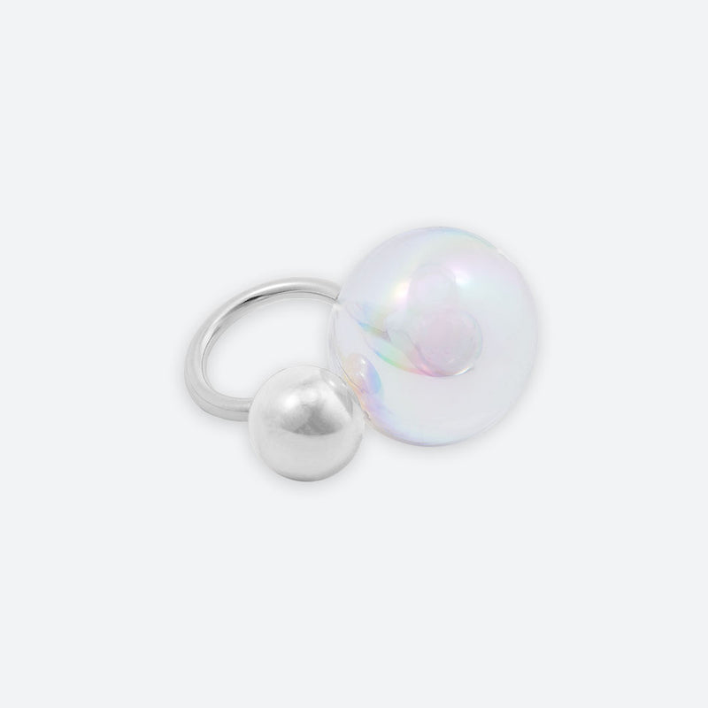 “DUO” 2 PEARL BUBBLE RING (3 MODELS)