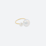 “DUO” 2 PEARL BUBBLE RING (3 MODELS)