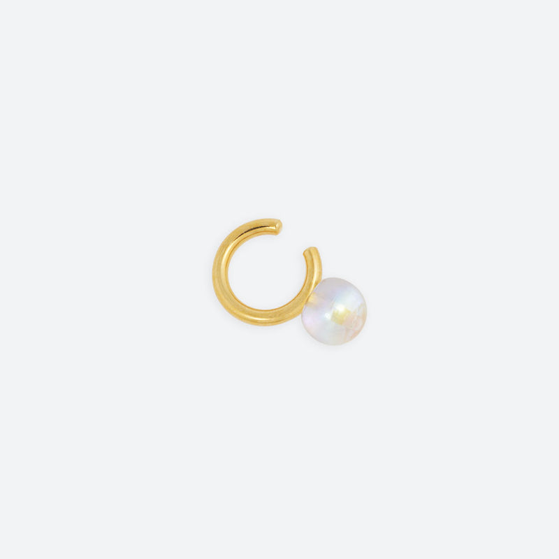 EAR CUFF WITH A PEARL (2 MODELS)