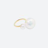 “DUO” 2 PEARL BUBBLE RING (3 MODELS)