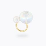 “DUO” 2 PEARL BUBBLE RING (3 MODELS)