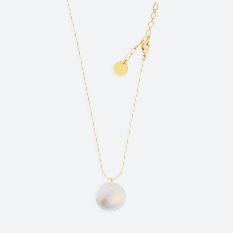 “BUBBLE” NECKLACE ONE PEARL (2 SIZES)