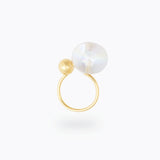 “DUO” 2 PEARL BUBBLE RING (3 MODELS)