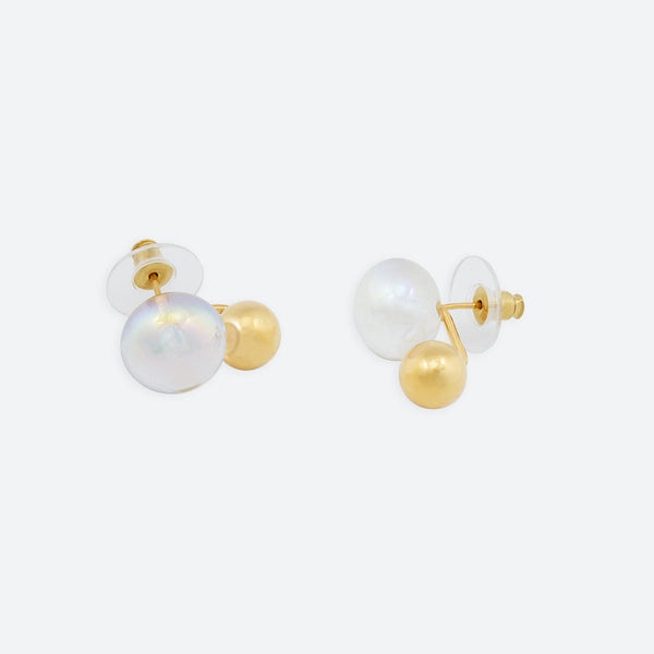 DUO PEARL EARRINGS