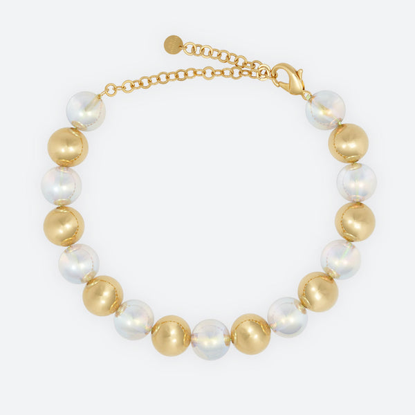 “BUBBLE” NECKLACE 17 PEARLS