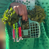 BIJOU DE SAC AVEC UNE LETTRE - PLAQUÉ OR OU ARGENT