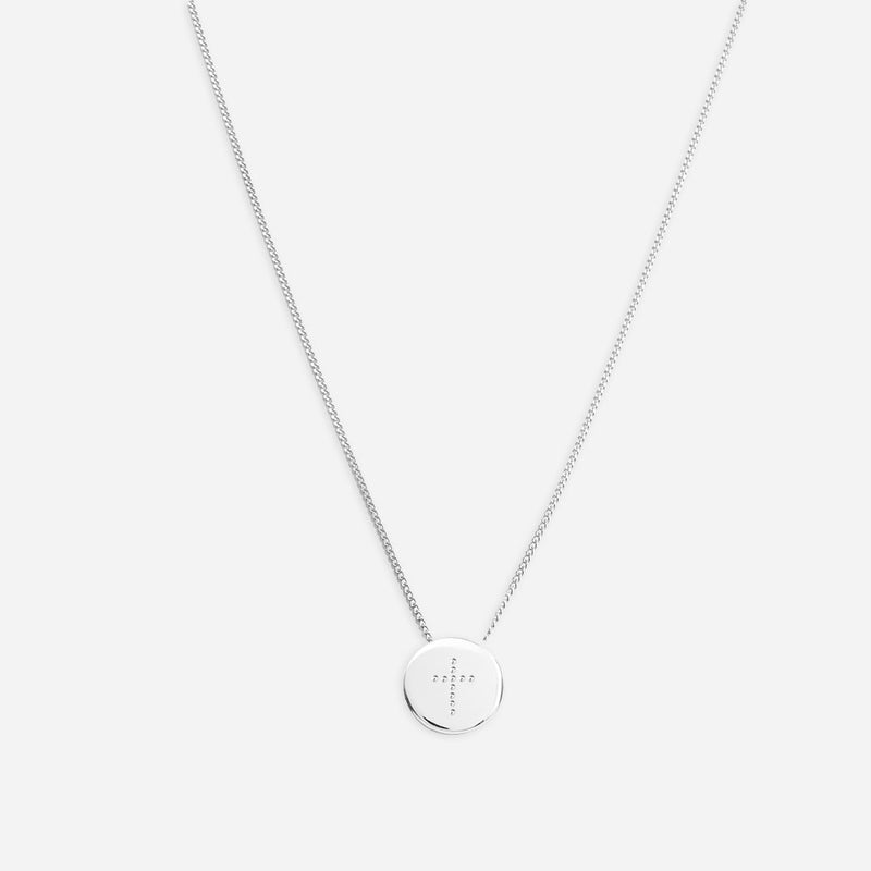 COLLIER AVEC UN SYMBOLE - MÉDAILLE EN ARGENT 925