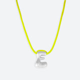 LETTER E NECKLACE