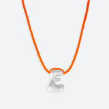 LETTER E NECKLACE