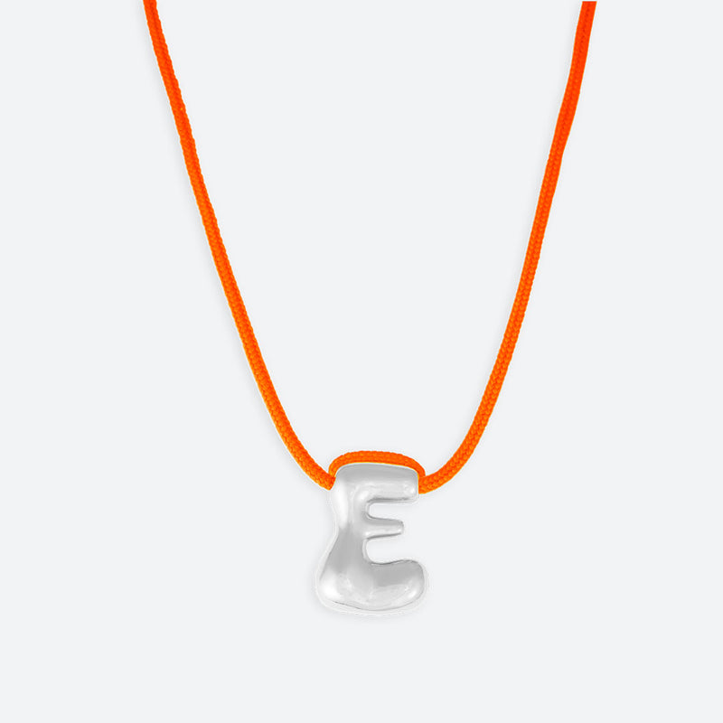 LETTER E NECKLACE