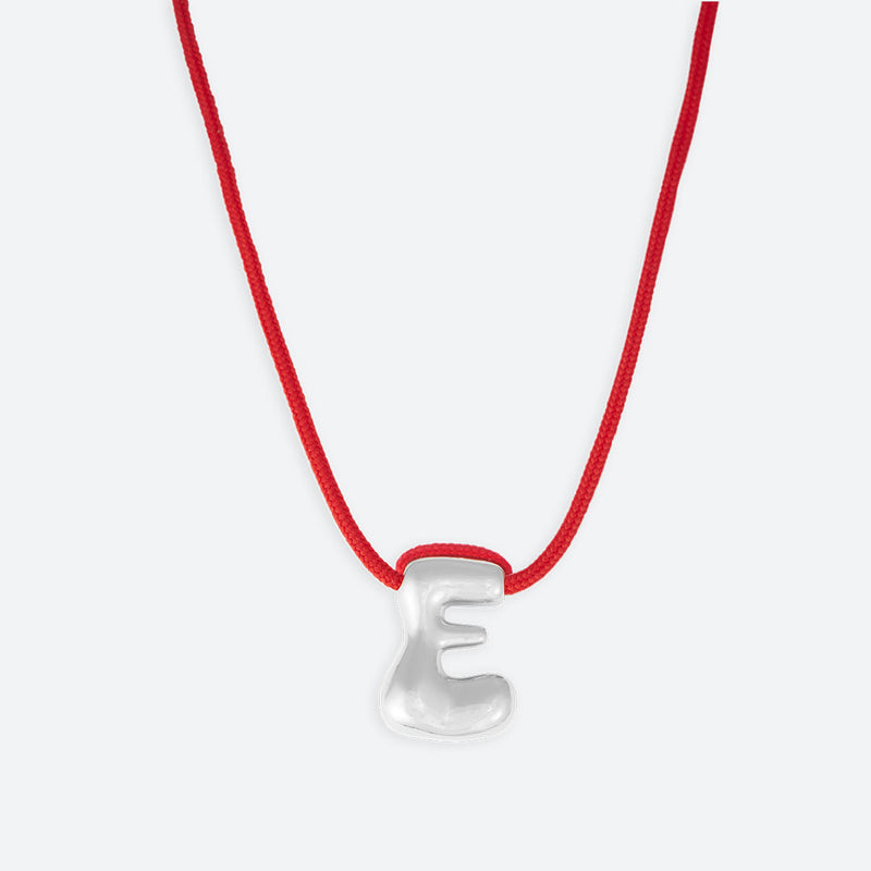 LETTER E NECKLACE