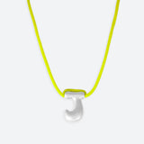 LETTER J NECKLACE