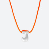 LETTER J NECKLACE