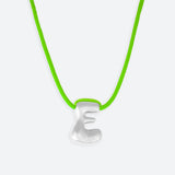 LETTER E NECKLACE