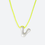 JOY ONE LETTER NECKLACE - GOLD OR SILVER PLATED