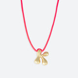 JOY ONE LETTER NECKLACE - GOLD OR SILVER PLATED