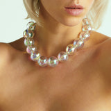 “BUBBLE” NECKLACE 13 PEARLS