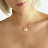 “BUBBLE” NECKLACE ONE PEARL (2 SIZES)