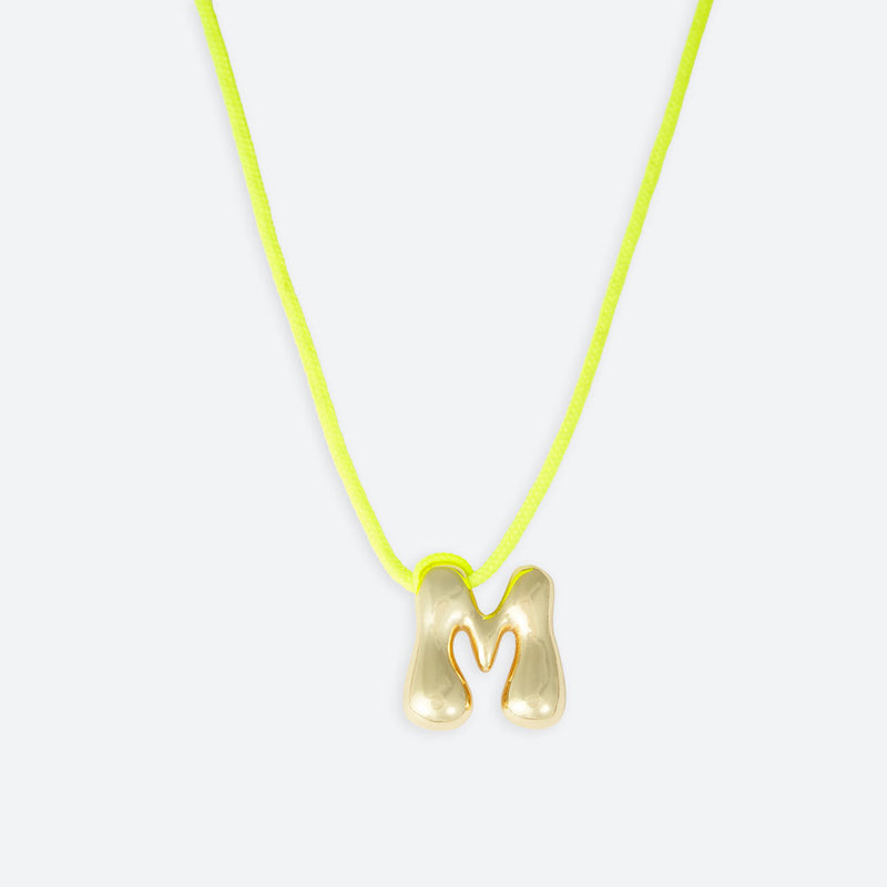 JOY ONE LETTER NECKLACE - GOLD OR SILVER PLATED