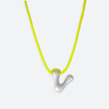 LETTER V NECKLACE