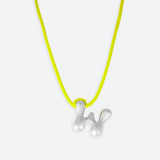 LETTER W NECKLACE