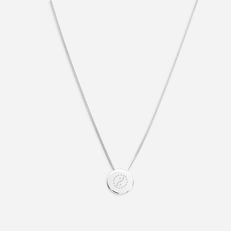 COLLIER AVEC UN SYMBOLE - MÉDAILLE EN ARGENT 925