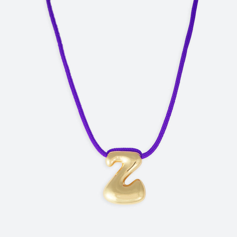 JOY ONE LETTER NECKLACE - GOLD OR SILVER PLATED