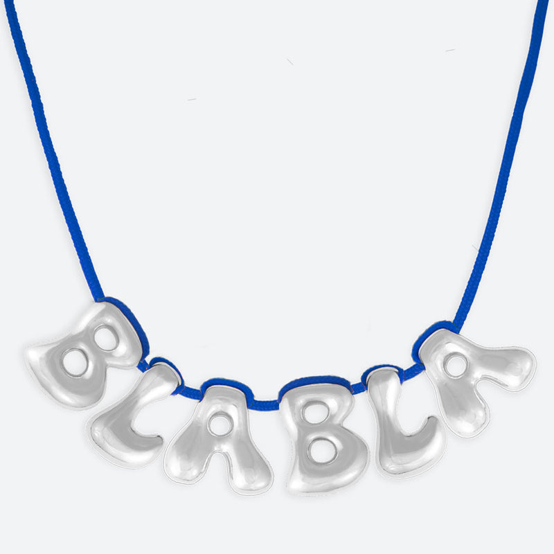 COLLIER 6 LETTRES - PLAQUÉ OR OU ARGENT