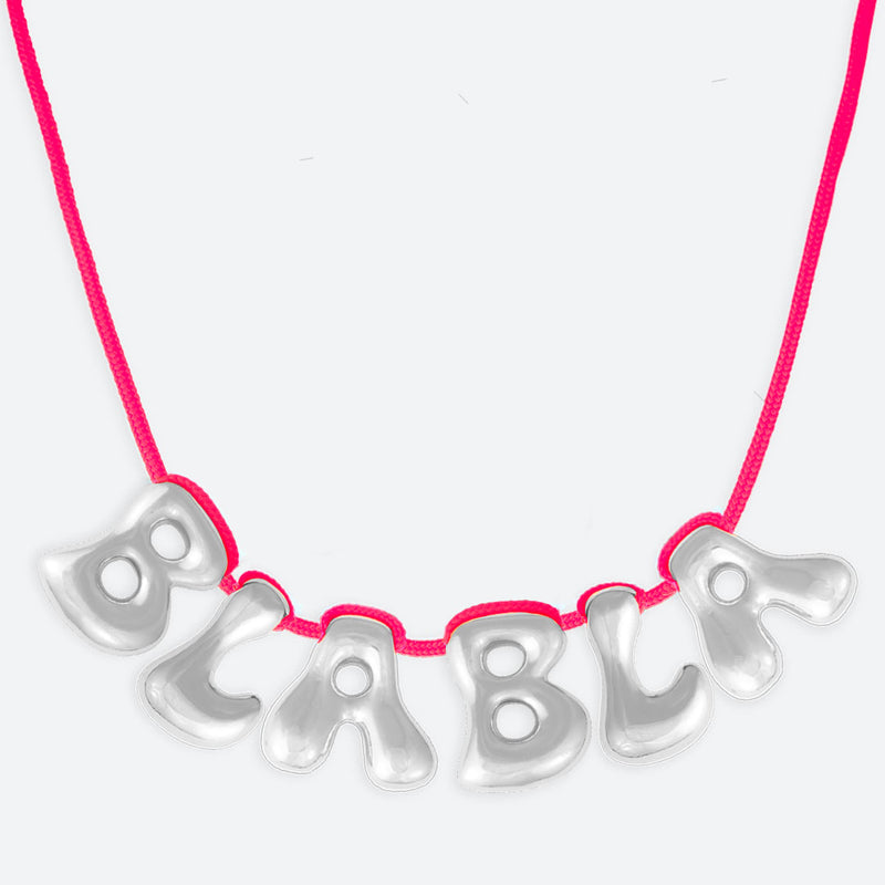 COLLIER 6 LETTRES - PLAQUÉ OR OU ARGENT