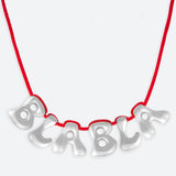 COLLIER 6 LETTRES - PLAQUÉ OR OU ARGENT