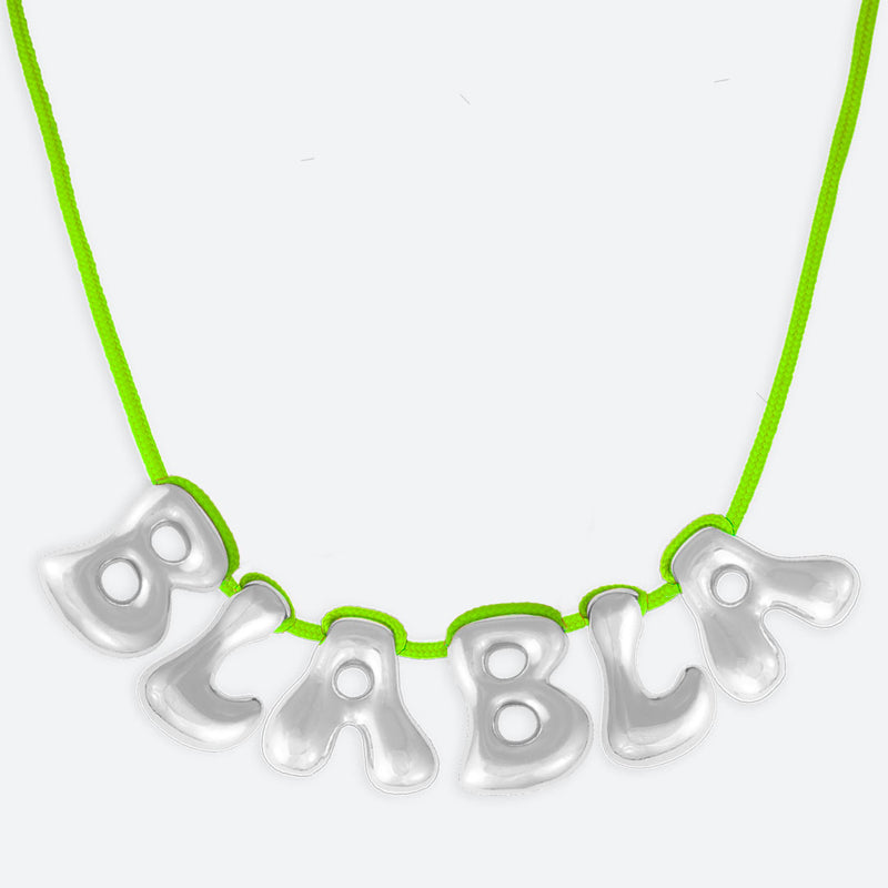 COLLIER 6 LETTRES - PLAQUÉ OR OU ARGENT