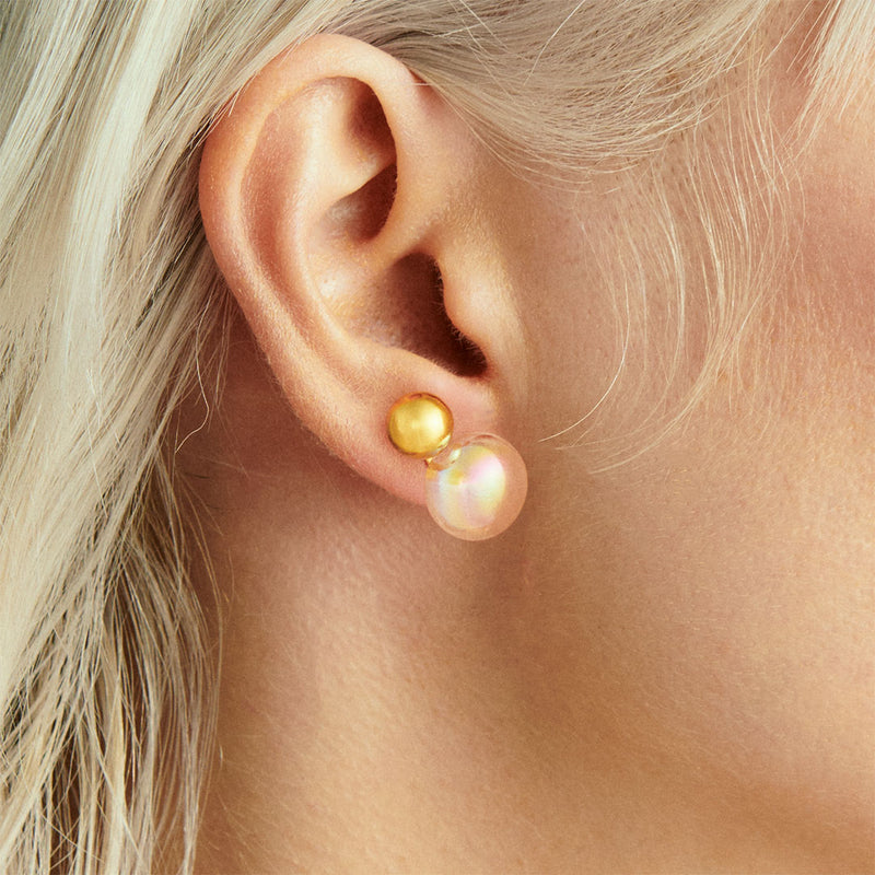 DUO PEARL EARRINGS