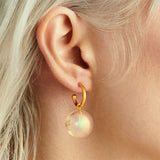 BULLE ONE PEARL HOOP HOOPS (2 SIZES)